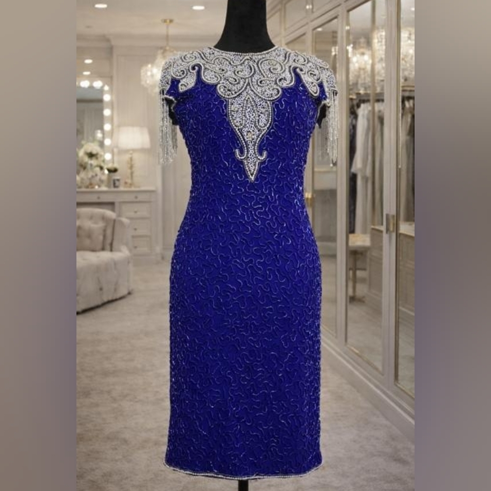 Vtg Scala Cocktail Dress